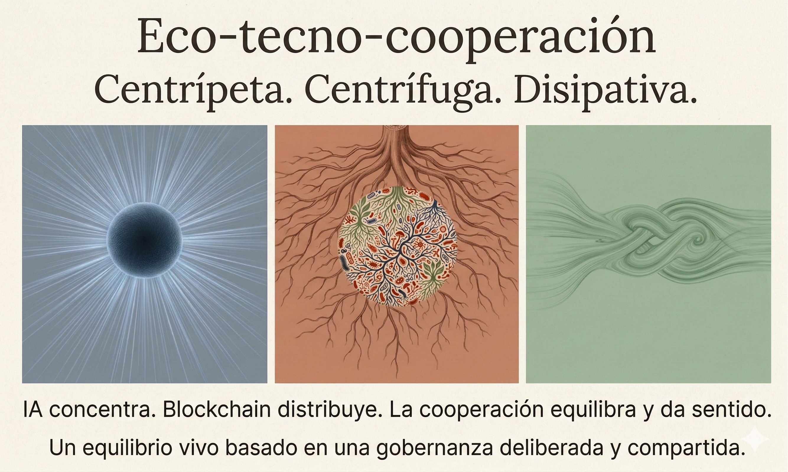 Mapa conceptual eco-tecno-cooperación